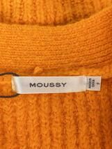 MOUSSY◆OVERSIZED/カーディガン(厚手)/FREE/アクリル/オレンジ/010FA770-6430_画像3