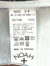 NOAH◆ボトム/34/コットン/GRY/無地/21-030-122-0006-1-0_画像6