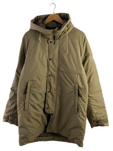 KARRIMOR◆MAXIMA DOWN COAT_マキシマダウンコート/L/ポリエステル/BEG/9D10UAI1