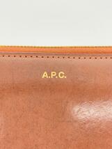 A.P.C.◆長財布/レザー/BRW/メンズ_画像3