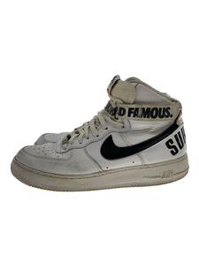 NIKE◆AIR FORCE 1 HIGH SUPREME SP/エアフォースハイシュプリーム/ホワイト/698696-100/