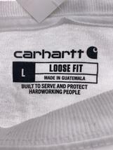 Carhartt◆Tシャツ/L/コットン/WHT/K87-WHT_画像3