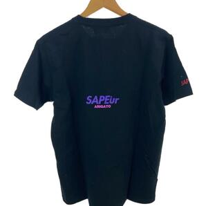 A Elegantes SAPEur◆Tシャツ/L/コットン/BLK/プリントの画像2