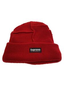 Supreme◆ニットキャップ/-/アクリル/RED/無地/メンズ