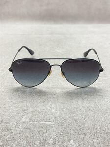 Ray-Ban◆サングラス/ティアドロップ/メタル/BLK/BLK/メンズ/RB3558