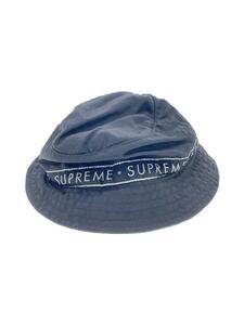 Supreme◆使用感有/Side Tape Crusher Hat/BLK/メンズ