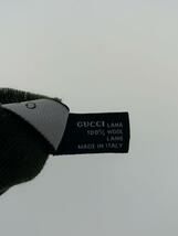 GUCCI◆マフラー/ウール/GRN/総柄/レディース_画像3