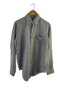 BROOKS BROTHERS◆60s/70s/6ボタン/長袖シャツ/XL/コットン/WHT/ストライプ