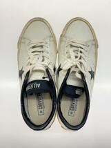 CONVERSE◆ローカットスニーカー/US8/WHT/レザー_画像3