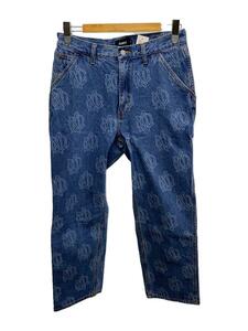 X-LARGE◆ALLOVER CIRCLE XL DENIM PANTS/ボトム/32/コットン/IDG/総柄