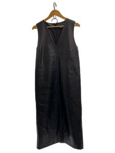 Torrazzo Donna◆ノースリーブワンピース/フェイクレザー/BLK/6212-497/Eco leather color Vneck