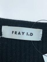 FRAY I.D◆半袖ワンピース/O/コットン/BLK/FWNO221057_画像3