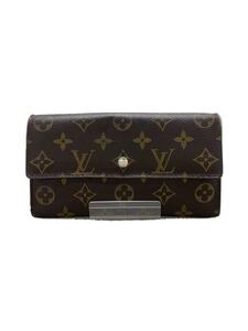 LOUIS VUITTON◆ポルト・トレゾール・インターナショナル_モノグラム・キャンバス/PVC/ブラウン/M61215/TH4028