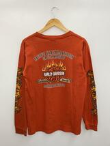 HARLEY DAVIDSON◆2005/両面プリント/袖プリント/USA製/長袖Tシャツ/M/コットン/ORN/プリント_画像2