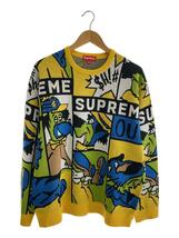 Supreme◆セーター(厚手)/XL/アクリル/マルチカラー/総柄/YLW/BLE/GRN/アニマル/ストリート_画像1