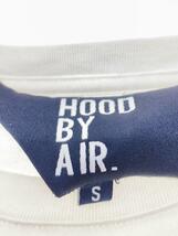 HOOD BY AIR.◆L/S PRINTED T-SHIRT/S/コットン/WHT/プリント_画像3