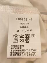 lasud◆Tシャツ/38/コットン/WHT/LSD2021-1_画像4