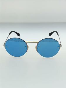 FENDI◆サングラス/-/メタル/SLV/BLU/メンズ/ff m0058/s