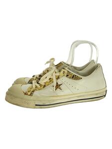 CONVERSE◆ONESTAR PRT スネーク/日本製/US9/WHT/2O HH