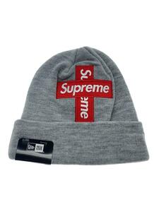 Supreme◆×NEW ERA/20AW/Cross Box Logo Beanie/GRY/メンズ