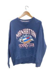 TOMMY JEANS◆スウェット/L/コットン/NVY/無地/5100019048