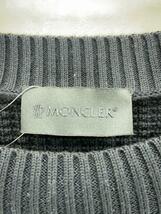 MONCLER◆23SS/COTTON SWEATER/GIROCOLLO TRICOT/M/コットン/BLK/I20919C00007_画像3