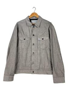 kudos◆19AW/ZIP-OPEN SLIT DENIM JACKET/デニムジャケット/Gジャン/2/コットン/グレー