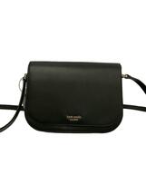 kate spade new york◆ショルダーバッグ/レザー/BLK/無地/WKRU6053_画像1