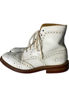 Tricker’s◆レースアップブーツ/-/WHT/860798/Paul Smith/ポールスミスコラボ