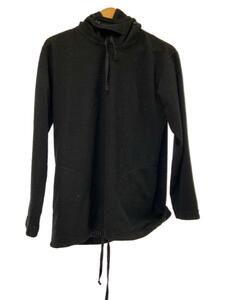 Engineered Garments◆23AW/Long Sleeve Hoody Polyester Waffle/パーカー/XS/ポリエステル/BLK