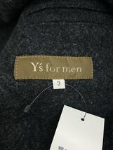 Y’s for men◆ジャケット/3/コットン/BLK/無地/MK-Y18-071_画像4