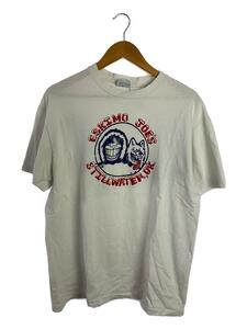 Hanes◆Tシャツ/XL/コットン/WHT/ESKIMO JOES STILLWATER OK/USA製