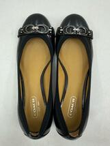 COACH◆パンプス/36.5/BLK_画像3