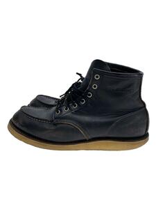 RED WING◆レースアップブーツ/US10/BLK/レザー/8137