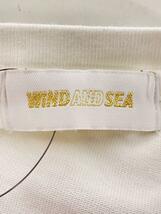 WIND AND SEA◆Tシャツ/S/コットン/WHT/無地_画像3