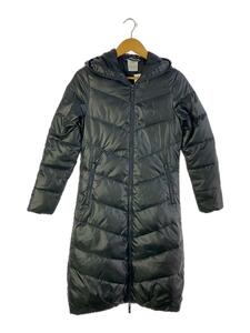 adidas◆J Long Down Coat/ダウンコート/L/ポリエステル/ブラック/rb627/Z14622