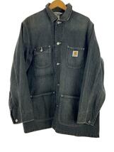 Carhartt◆カバーオール/XL/デニム/BLK/00108-096_画像1