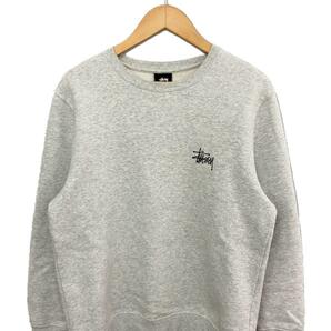 STUSSY◆スウェット/S/コットン/GRY/Z3000SAS18の画像1