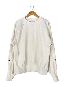 The Letters◆WESTERN CUT OUT CREW NECK SWEAT SHIRT/スウェット/M/コットン/アイボリー