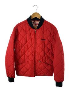 Supreme◆ジャケット/M/ナイロン/RED/無地/DEAD PREZ QUILTED WORK JACKET