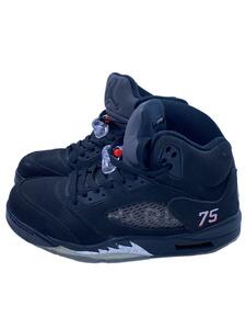 NIKE◆AIR JORDAN 5 RETRO BCFC/エアジョーダンレトロ/ブラック/AV9175-001/27.5cm