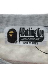 A BATHING APE◆スウェット/L/コットン/GRY_画像3