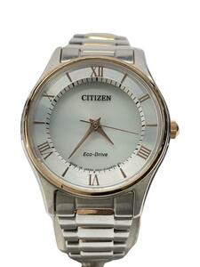 CITIZEN◆ソーラー腕時計/アナログ/ステンレス/SLV/SLV/E031-S110955