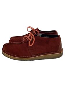 Clarks◆Desert Trek/チャッカブーツ/US9.5/レッド/スウェード/21621