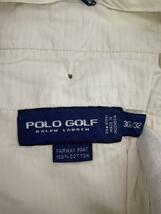 POLO GOLF◆ボトム/36/コットン/BEG/無地/90ｓ/チノパン/_画像4