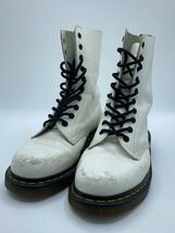 Dr.Martens◆レースアップブーツ/UK6/WHT/レザー/1490_画像2