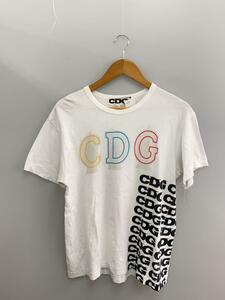 CDG◆Tシャツ/L/コットン/WHT/SB-T005