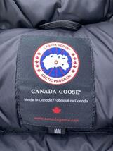 CANADA GOOSE◆FREESTYLE VEST/ダウンベスト/M/ポリエステル/BLK/無地/4150M/ヨゴレあり_画像3