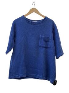 Niche.◆Tシャツ/M/コットンニット/コットン/ブルー/青