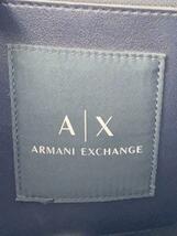 ARMANI EXCHANGE◆トートバッグ/レザー/BLK/無地_画像5